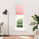 vidaXL Store plissé rose 60x200 cm largeur du tissu 59 4 cm polyester