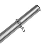 Vidaxl mât de parasol 250 cm acier inoxydable