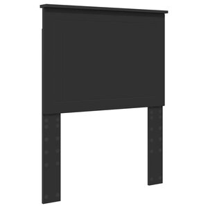 vidaXL Tête de lit avec tête de lit Chêne noir 75 cm Bois d'ingénierie