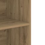 vidaXL Armoire murale suspendue chêne artisanal 69 5x32 5x90 cm