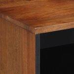 vidaXL Meuble TV Marron 80 x 31.5 x 46 cm Bois de manguier massif