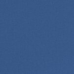 vidaXL Chaise cabriolet avec repose-pied bleu tissu