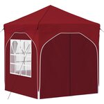 vidaXL Tente de fête pop-up 192 x 192 x 245 cm Bordeaux