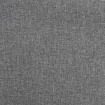 vidaXL Chaises pivotantes à manger lot de 2 gris clair tissu