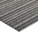 vidaXL Dalles de tapis de sol 20 Pièces 5 m² 50x50 cm Anthracite rayé