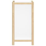 vidaXL Buffet Blanc 62x38x75 cm Bois d'ingénierie