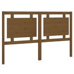 vidaXL Tête de lit Marron miel 155 5x4x100 cm Bois massif de pin