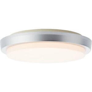 Plafonnier extérieur LED intégrée - 1600 lm - 3000K - argent
