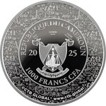 Pièce de monnaie en Argent 1000 Francs g 31.1 (1 oz) Millésime 2025 Journey of a Lifetime SALAR DE UYUNI