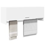 vidaXL Garde-robe blanc 100x32 5x35 cm bois d'ingénierie