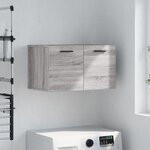 vidaXL Armoire murale Sonoma gris 60x36 5x35 cm Bois d'ingénierie