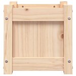 vidaXL Jardinière 31x31x31 cm bois de pin massif