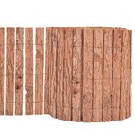 vidaXL Clôture Écorce 1000 x 30 cm