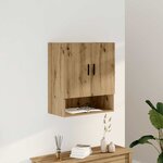 vidaXL Armoire murale chêne artisanal 60x31x70 cm bois d'ingénierie