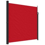 vidaXL Auvent latéral rétractable rouge 200x600 cm