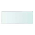 vidaXL Panneau d’étagère Verre transparent 40 x 15 cm