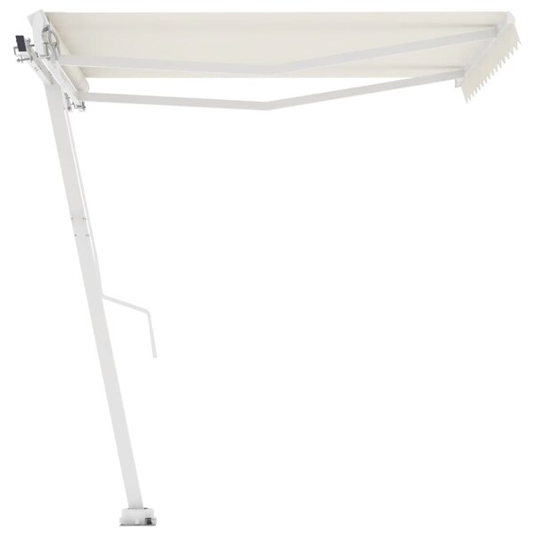 vidaXL Auvent automatique sur pied 350x250 cm Crème