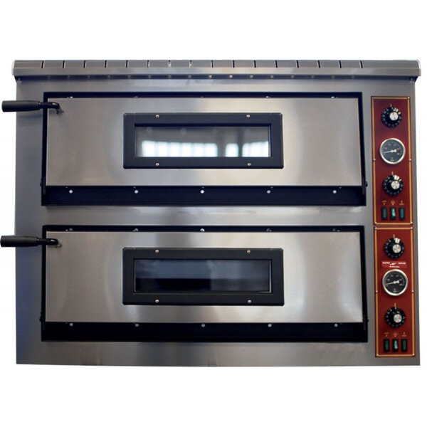 Four à pizza professionnel double 8 à 12 pizzas ø 36 cm -  -