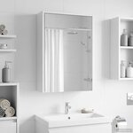 vidaXL Armoire Miroir de Salle de Bain Blanc 43 x 16 x 62.5 cm