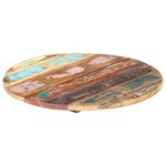vidaXL Dessus de table rond 40 cm 25-27 mm Bois de récupération solide