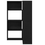 vidaXL Armoire 2 Pièces Chêne noir 85 x 85 x 140 cm Bois d'ingénierie
