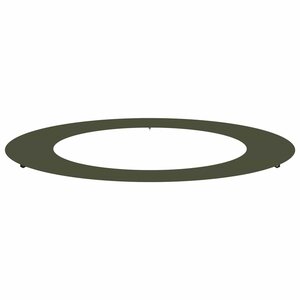 vidaXL adapté pour anneaux d'arbre plats Vert olive Ø60 / 90 cm Acier