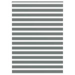 vidaXL Store zèbre gris foncé largeur du tissu 160 9 cm polyester