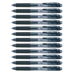 Liquid stylo roller à encre gel EnerGel-X BLN105  0 25 mm  noir x 12 PENTEL