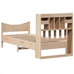 vidaXL Cadre de lit sans matelas 90x200 cm bois de pin massif