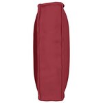 vidaXL Coussin Palette Rouge Dossier 80 x 40 x 12 cm Tissu Oxford