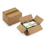 Caisse carton brune simple cannelure raja 36x27x16 cm (lot de 25)