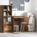 vidaXL Bureau d'écriture rustique Bois ancien Bois d'ingénierie