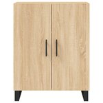 vidaXL Buffet haut Chêne sonoma 69 5x34x180 cm Bois d'ingénierie