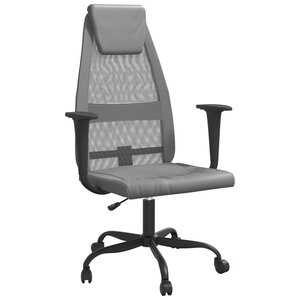 Chaise fauteuil siège de bureau informatique étude réglable en hauteur gris 02_0024065