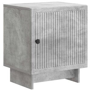 vidaXL Cabinet de chevet Gris béton 43 x 34 5 x 50 cm