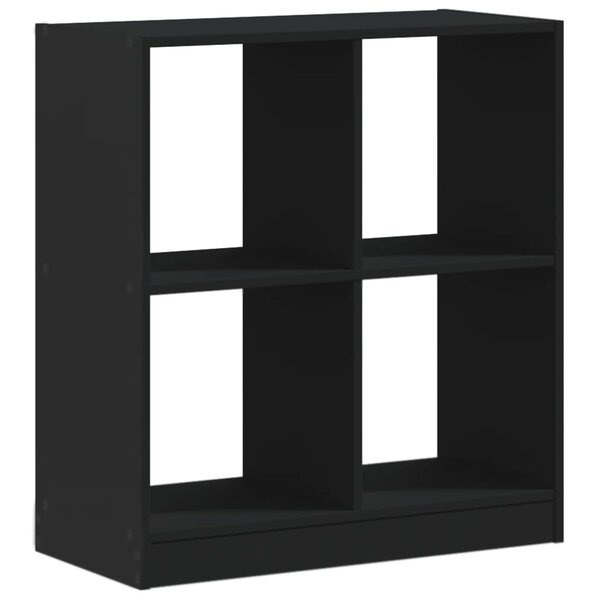 vidaXL Bibliothèque noir 68 5x32x75 cm bois d'ingénierie