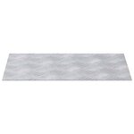 vidaXL Plaques en Aluminium à Motif Losange 4 Pièces Antidérapantes 40x30 cm