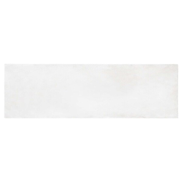 vidaXL Tapis en Fourrure Synthétique de Lapin Olite Blanc 80 x 250 cm