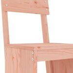 vidaXL Tabourets de bar 2 Pièces 40x48 5x115 5 cm bois massif douglas