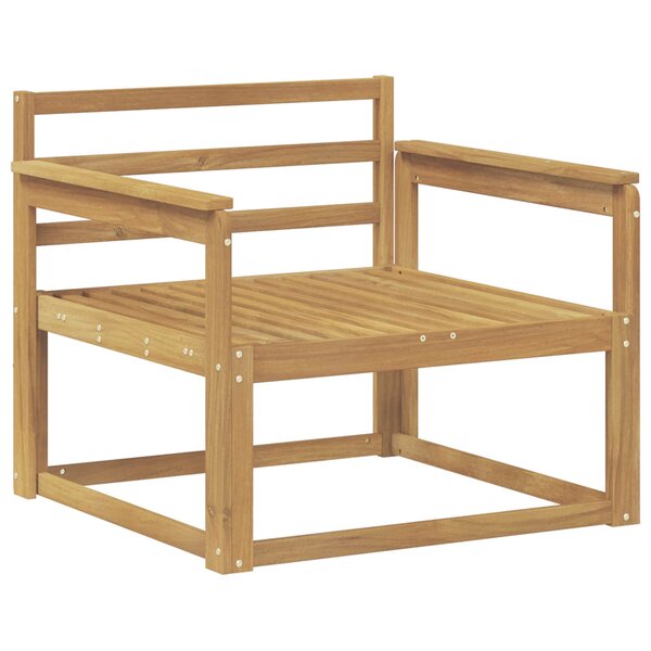 vidaXL Sofa de milieu extérieur Bois d'Acacia Massif Blanc