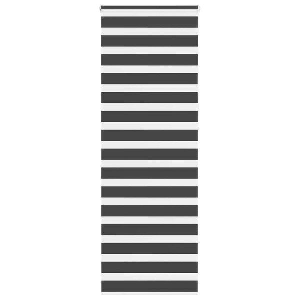 vidaXL Store zèbre noir 85x230 cm largeur du tissu 80 9 cm polyester