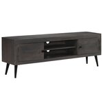 vidaXL Meuble TV Bois massif de manguier 140 x 30 x 45 cm