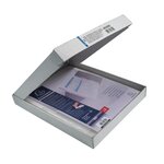 Sachet De 2 Pochettes Adhésives À Soufflet - Pp Haute Qualité 20/100e - A4 - Cristal - X 10 - Exacompta