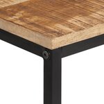 vidaXL Table console 100x35x70 cm bois de manguier massif brut