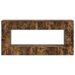 vidaXL Table console Chêne Fumé 155 x 29 x 74 cm Bois d’ingénierie