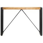 vidaXL Table console 110x35x76 cm Bois de manguier massif
