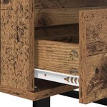 vidaXL Buffet avec tiroir Bois ancien Bois d'ingénierie