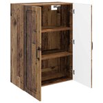 vidaXL Armoire Murale 66 x 34 5 x 90 cm Bois d'ingénierie Bois ancien
