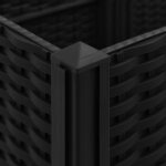 vidaXL Lit surélevé 160x40x38 cm Polypropylène