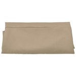 vidaXL Tissu de rechange pour parasol déporté taupe 350 cm